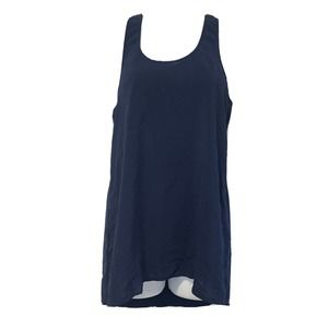 Abound Navy Blue Racerback Tunic Tank Top S